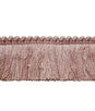 Lee Jofa Cut Ruch Antique Pink Brush Fringe Trim