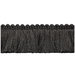 Lee Jofa Cut Ruch Black Brush Fringe Trim