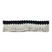 Lee Jofa Cut Ruche Two Navy & White Brush Fringe Trim
