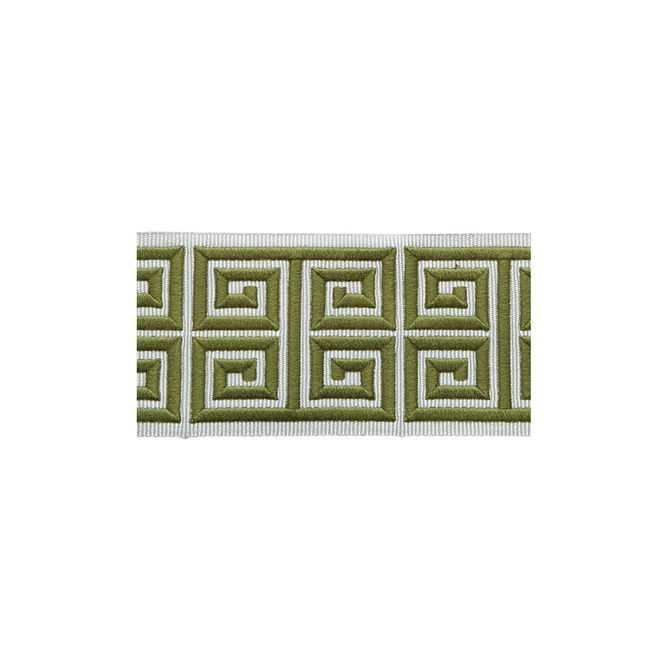 Lee Jofa Greek Emb Border Green Band Trim