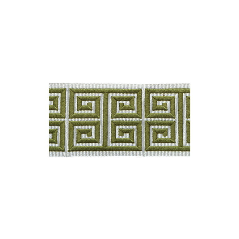 Lee Jofa Greek Emb Border Green Band Trim