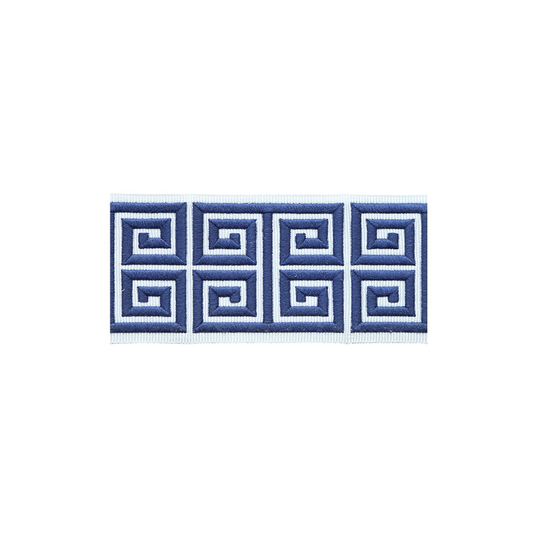 Lee Jofa Greek Emb Border Navy Band Trim