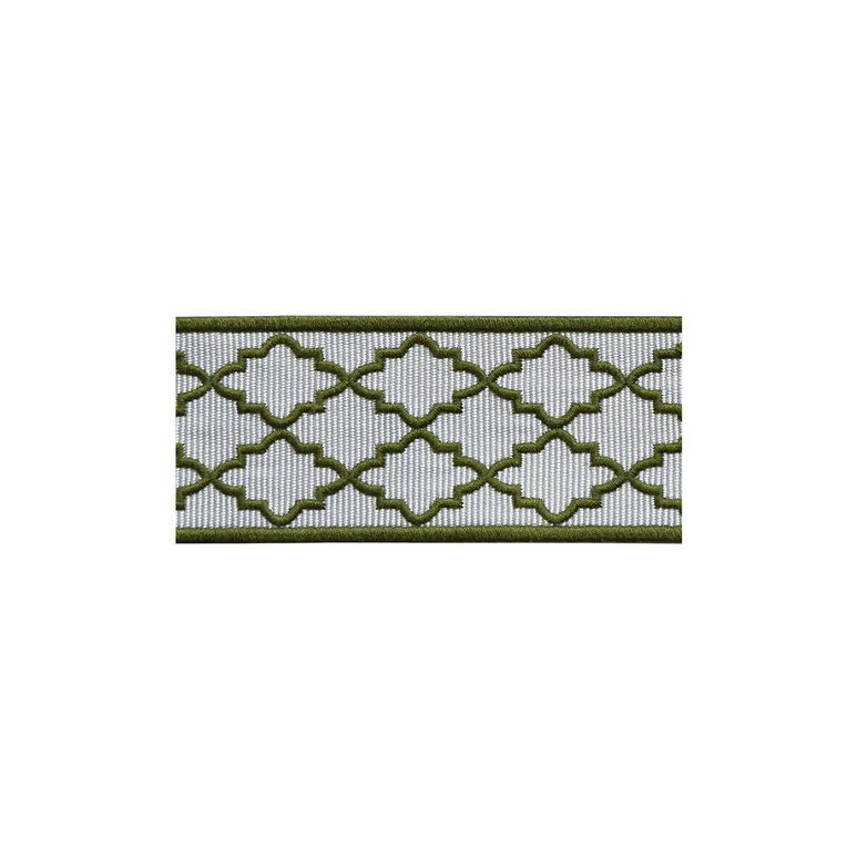 Lee Jofa Moroccan Emb Border Green Band Trim