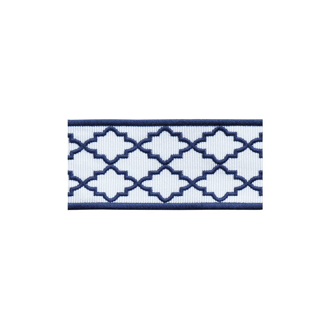 Lee Jofa Moroccan Emb Border Navy Band Trim