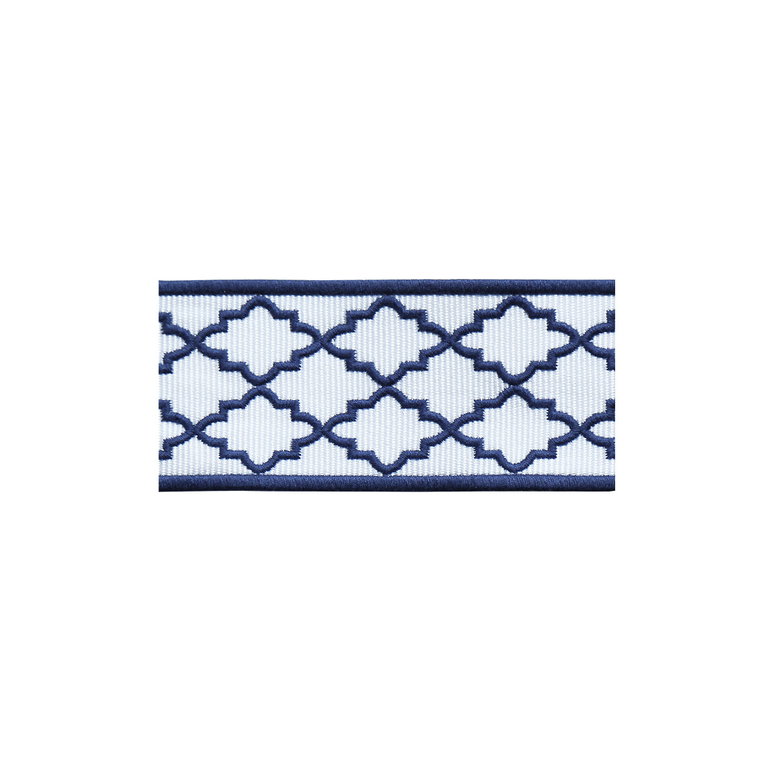 Lee Jofa Moroccan Emb Border Navy Band Trim