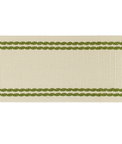 Lee Jofa Braid With Tramlines Flax & Olive Green Band Trim