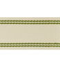 Lee Jofa Braid With Tramlines Flax & Olive Green Band Trim