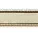 Lee Jofa Braid With Tramlines Flax & Bronz Band Trim