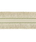 Lee Jofa Cut Ruche Fringe Flax & Olive Green Brush Fringe Trim