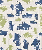 Premier Prints Toy Trucks Felix/Natural