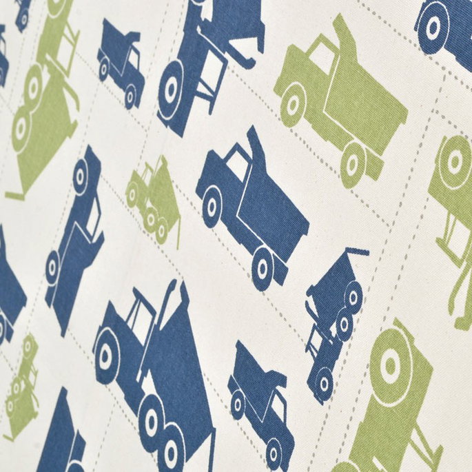 Premier Prints Toy Trucks Felix/Natural Fabric image 3 of 5