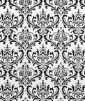 Premier Prints Traditions Black/White Canvas Fabric