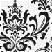 Premier Prints Traditions Black/White Canvas Fabric thumbnail image 2 of 5