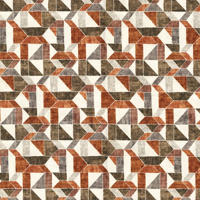 ABBEYSHEA Screen 506 Umber Fabric