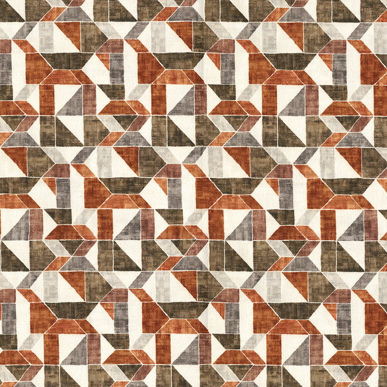 ABBEYSHEA Screen 506 Umber Fabric