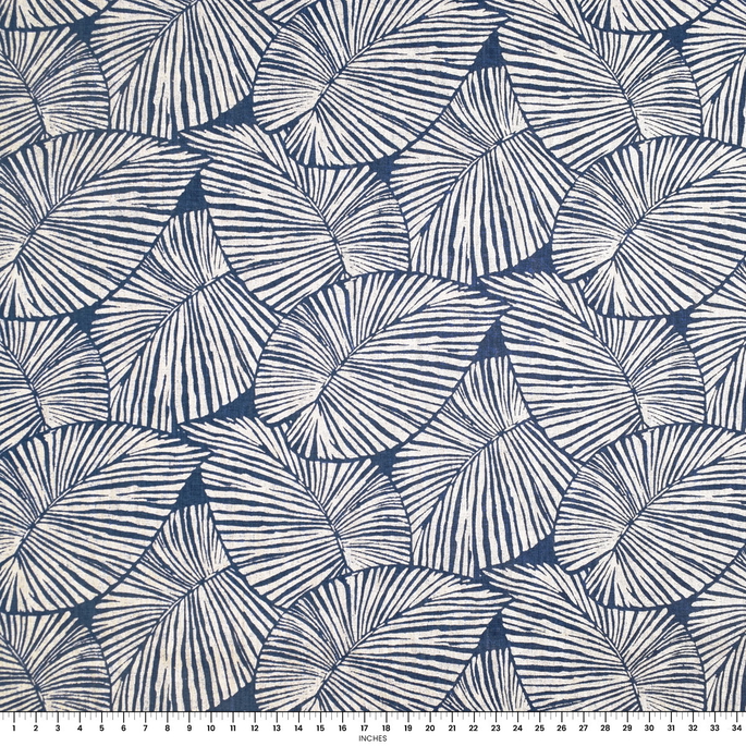Richloom Tristan Denim Blue Fabric image 4 of 4