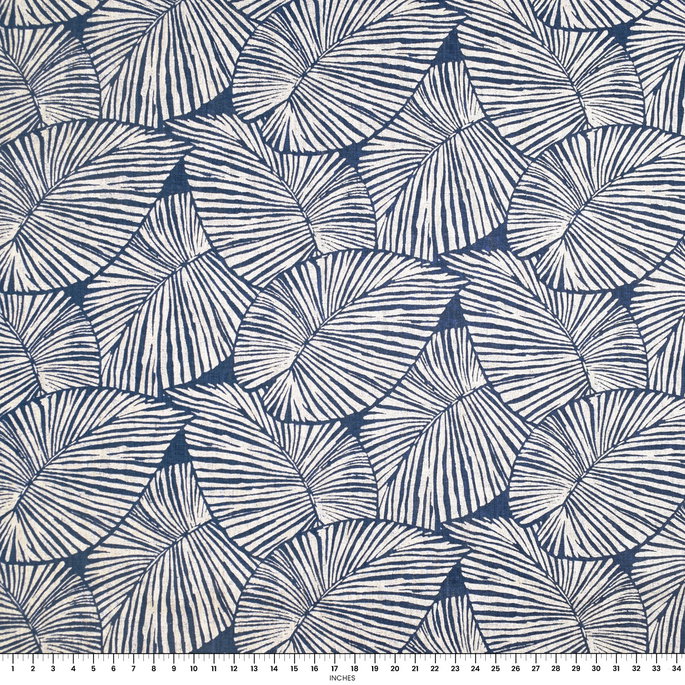 Richloom Tristan Denim Blue Fabric image 4 of 4