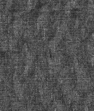 7 Oz Black/Silver Metallic Linen Fabric