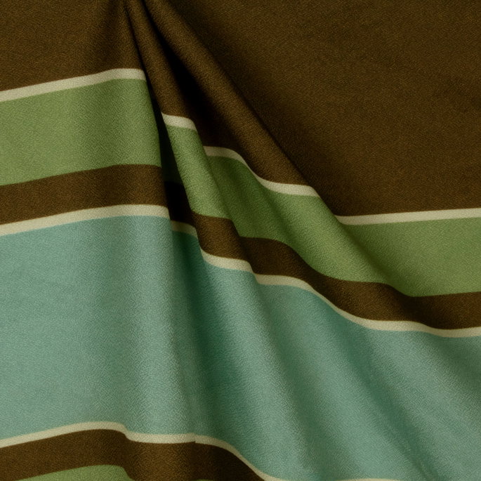 RK Classics Moncton Stripe FR Brown Fabric image 2 of 2