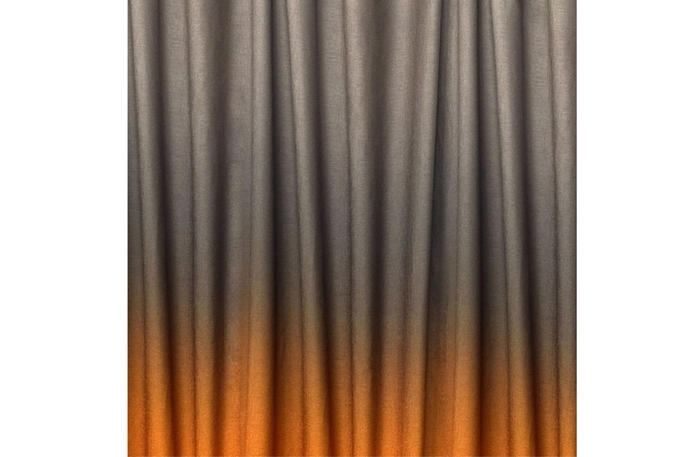 RK Classics Island FR Dimout Ombre Spice 12' Drapery Panel Fabric image 1 of 3