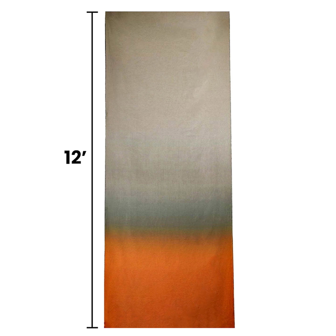 RK Classics Island FR Dimout Ombre Spice 12' Drapery Panel Fabric image 2 of 3