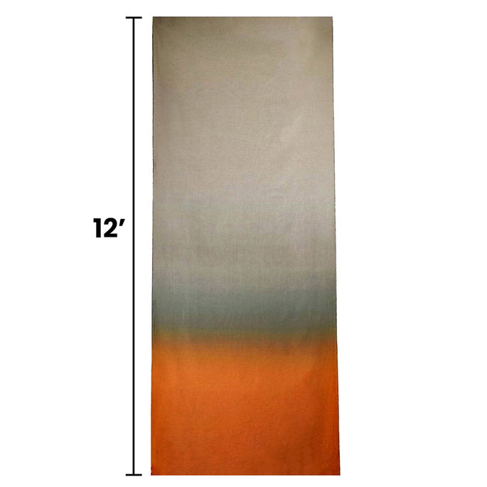 RK Classics Island FR Dimout Ombre Spice 12' Drapery Panel Fabric image 2 of 3