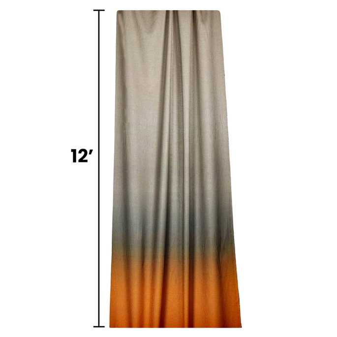RK Classics Island FR Dimout Ombre Spice 12' Drapery Panel Fabric image 3 of 3
