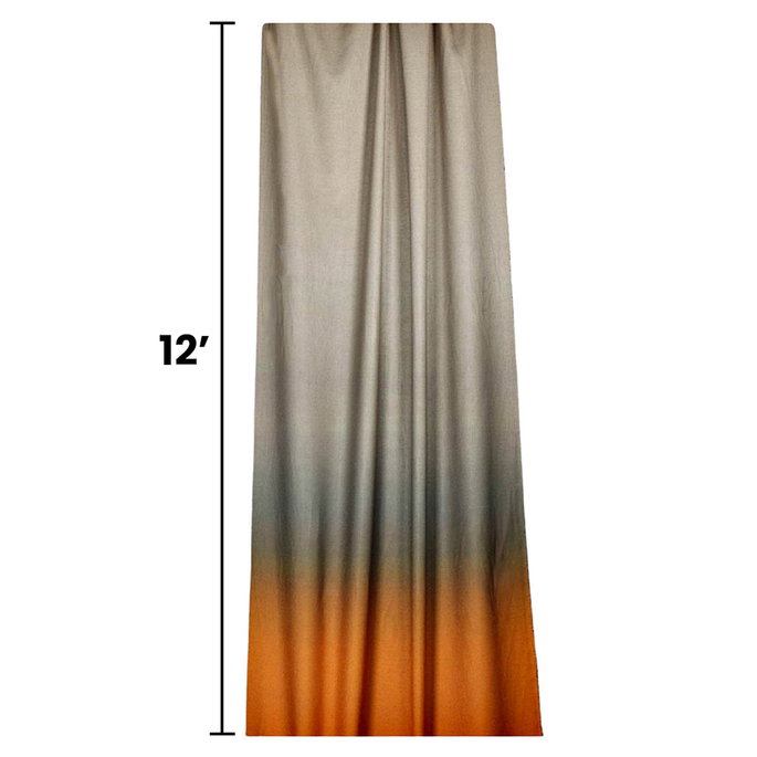 RK Classics Island FR Dimout Ombre Spice 12' Drapery Panel Fabric image 3 of 3