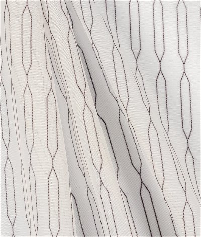RK Classics 118 inch Kara FR Sheer White Fabric