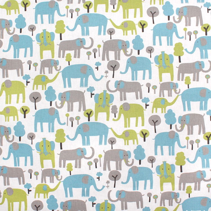 Premier Prints Trunk Tales Mantis Macon Fabric image 1 of 3