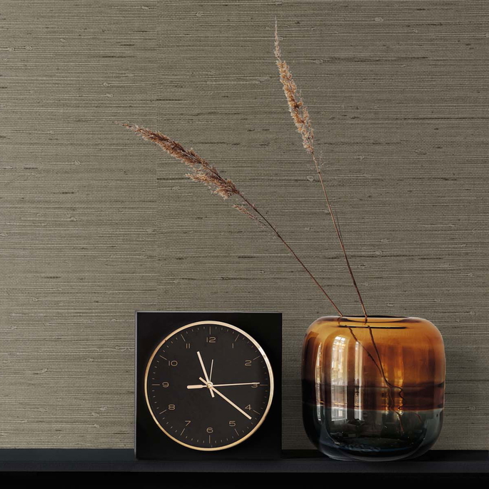 Seabrook Designs Seahaven Rushcloth Clove Wallpaper image 2 of 2