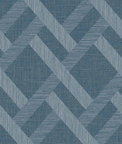 Seabrook Designs Linen Trellis Nautica Wallpaper