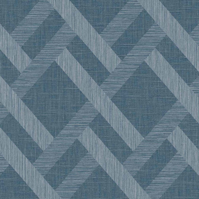 Seabrook Designs Linen Trellis Nautica Wallpaper image 1 of 2