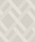 Seabrook Designs Linen Trellis Morning Fog Wallpaper