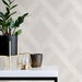 Seabrook Designs Linen Trellis Morning Fog Wallpaper thumbnail image 2 of 2