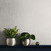 Seabrook Designs Vertical Stria Fog &amp; Metallic Silver Wallpaper thumbnail image 2 of 2