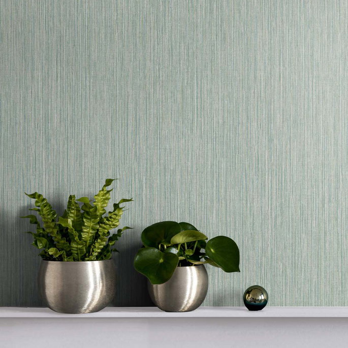 Seabrook Designs Vertical Stria Seaglass Wallpaper image 2 of 2