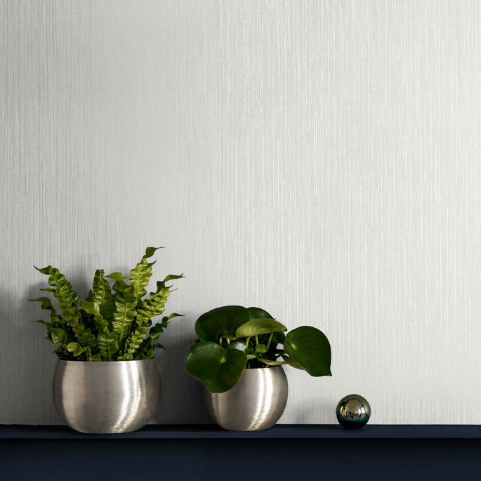 Seabrook Designs Vertical Stria Snowbound Wallpaper image 2 of 2
