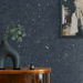 Seabrook Designs Cement Faux Storm Blue &amp; Metallic Graphite Wallpaper thumbnail image 2 of 2