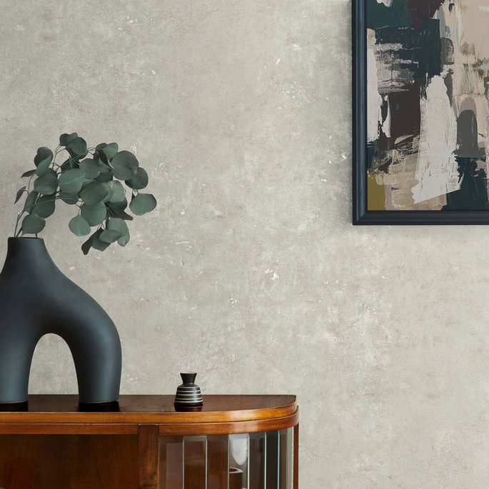 Seabrook Designs Cement Faux Oyster &amp; Metallic Champagne Wallpaper image 2 of 2