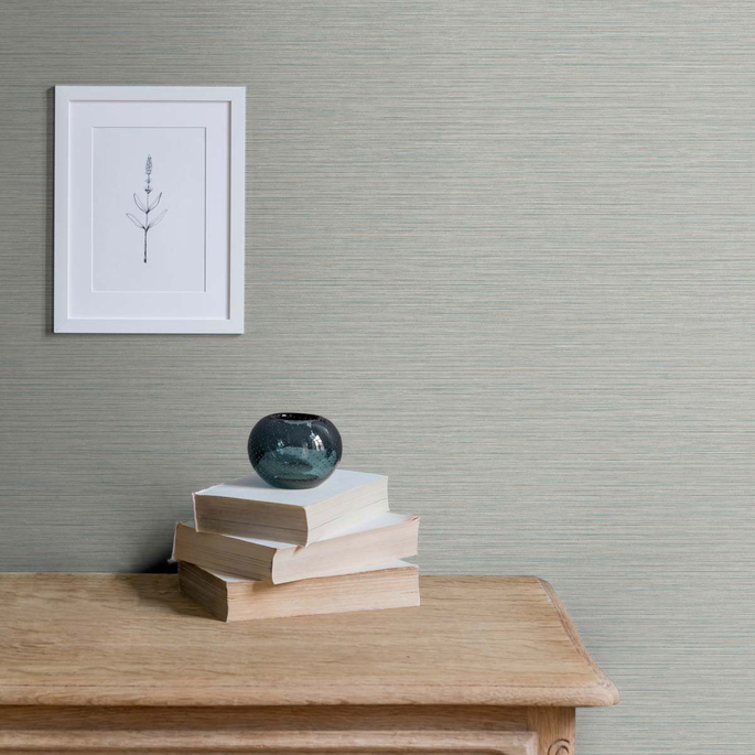 Seabrook Designs Silk Palisade Wallpaper image 2 of 2