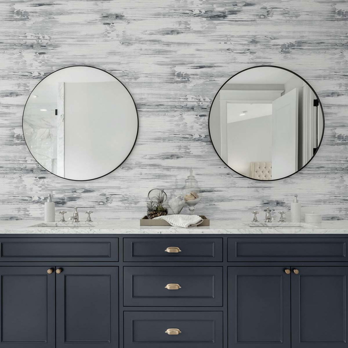 Seabrook Designs Silk Mistral Volcanic Salt Wallpaper image 2 of 3
