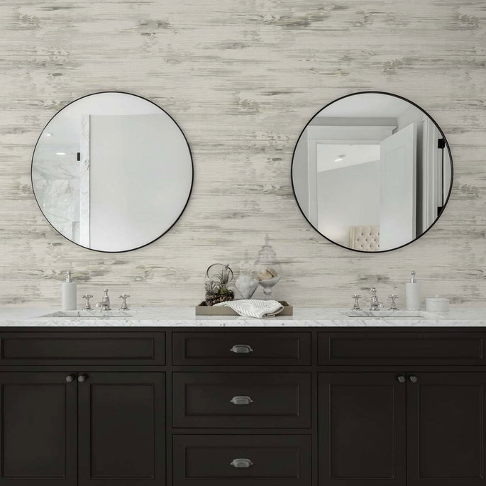 Seabrook Designs Silk Mistral Nobel Grey Wallpaper image 2 of 3