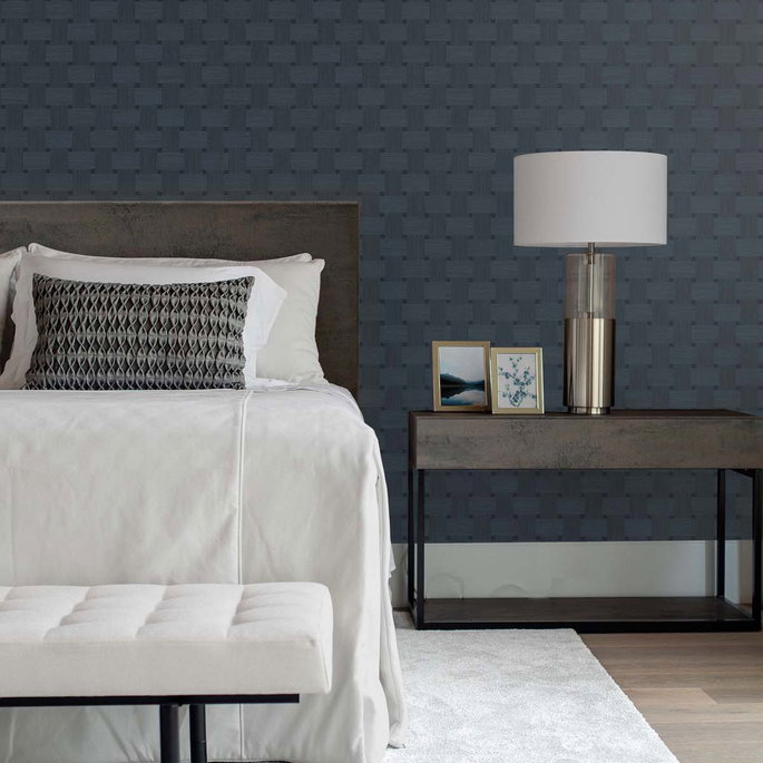 Seabrook Designs Basketweave Alpha Wallpaper image 2 of 3