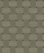 Seabrook Designs Basketweave Raw Umber Wallpaper