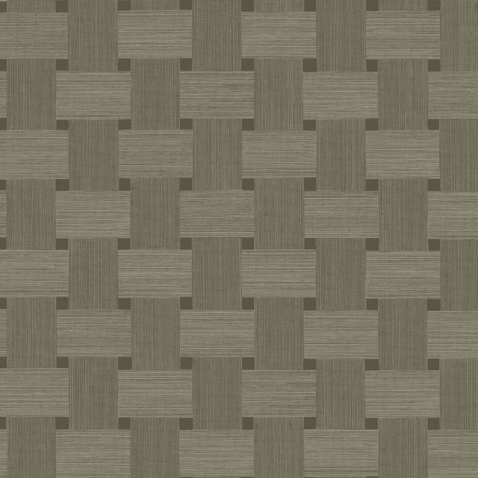 Seabrook Designs Basketweave Raw Umber Wallpaper image 1 of 3
