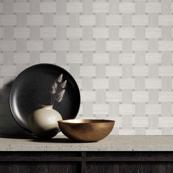 Seabrook Designs Basketweave Mirage Wallpaper image 3 of 3