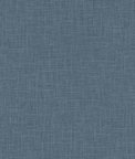 Seabrook Designs Myrna Linen Marine Blue Wallpaper