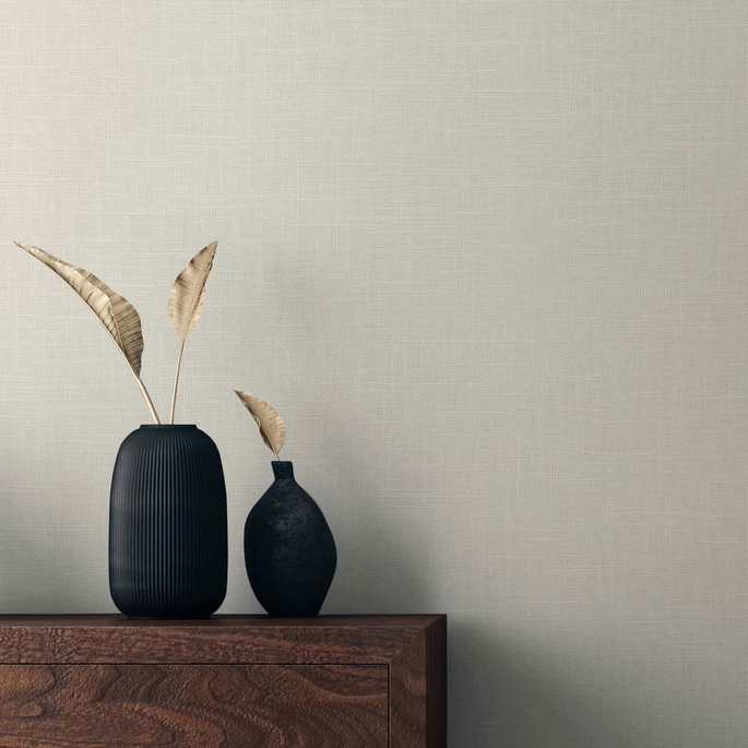 Seabrook Designs Myrna Linen Buttermilk Wallpaper image 2 of 2
