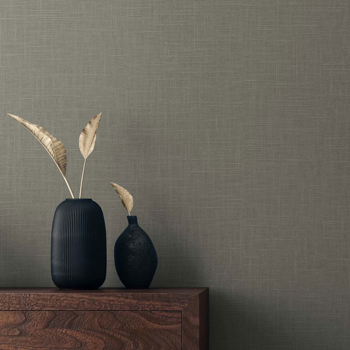 Seabrook Designs Myrna Linen Pavestone Wallpaper image 2 of 2